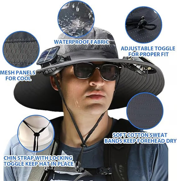 EcoBreeze - Solar Fan Hat