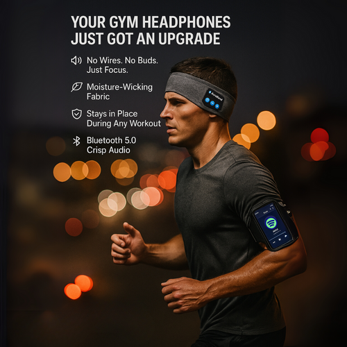 AuraBand - Headband / Eye Mask with Bluetooth Speakers