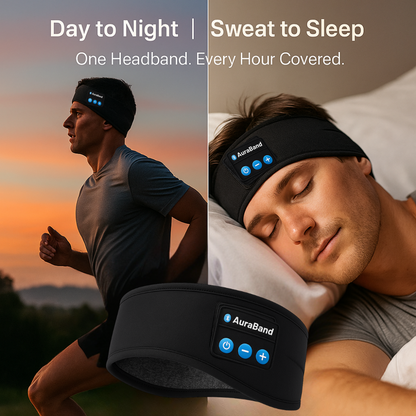 AuraBand - Headband / Eye Mask with Bluetooth Speakers