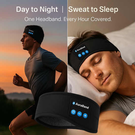 AuraBand - Headband / Eye Mask with Bluetooth Speakers